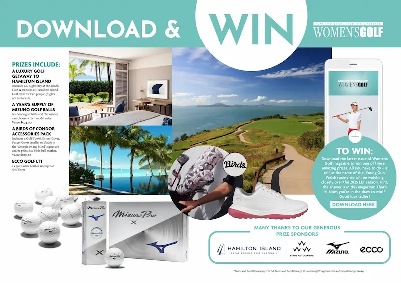 WIN a Golf Getaway to Hamilton Island! Prizes from Mizuno, ECCO and Birds of Condor are up for grabs too!